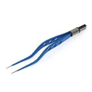 Micro Bipolar Forceps Insulated Non Stick Bipolar Surgical <b>Instrument</b> Fine Tip Microsurgery Tool for <b>Neurosurgery</b> ENT and Ophtha - Product Image 1