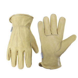 Guantes Profesionales de Cuero para Trabajo Pesado con Cuero de Calidad y Diseño Práctico - Product Image 1