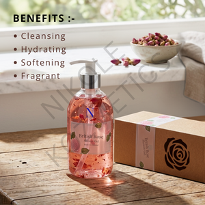 Gel Douche Rose Britannique Rafraîchissant Hydratant Nettoyant Parfum Floral Soin Doux pour la Peau Marque Privée - Product Image 3