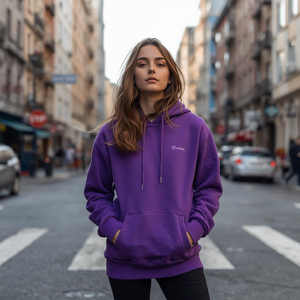 เสื้อฮู้ดผ้าฟลีซโพลีเอสเตอร์/ไนลอนสีพื้นพิมพ์ลายดิจิตอลปักลายสำหรับฤดูหนาว รับผลิตแบบ OEM/ODM - Product Image 2