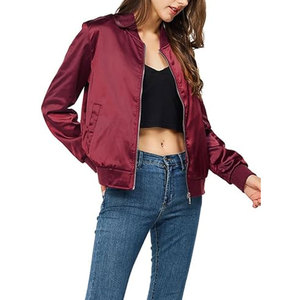High Quality <b>Womens</b> Bomber <b>Jacket</b> <b>Winter</b> <b>Warm</b> Outerwear and Fall Windbreaker Woven <b>for</b> Everyday Wear Fashion Outdoor - Product Image 4