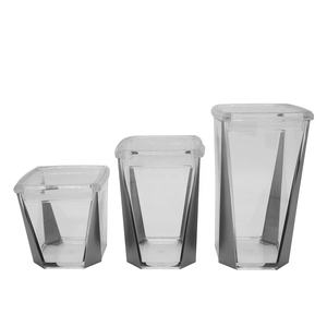 Pot à bonbons acrylique de forme octogonale - Product Image 1