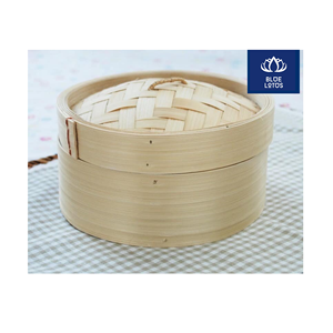 Cuiseur vapeur en bambou écologique de haute qualité, sûr et propre, ustensile de cuisine en bois pur, idéal pour la cuisson à la vapeur et les dim sum, prix direct - Product Image 1