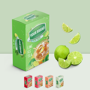 Venta al por mayor mejor precio frutas de guayaba té helado en polvo 3 en 1 té sabor Soluble cajas de papel dúplex bolsita de té - Product Image 6