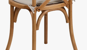 Silla de comedor de madera marrón y verde azulado de estilo simple y alta calidad para hoteles, con asiento acolchado, precio al por mayor. - Product Image 3