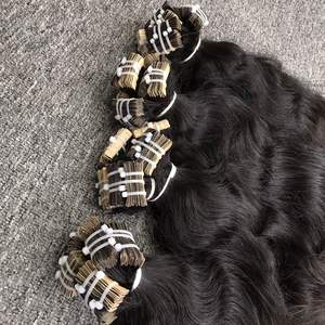 Hotrend Lot de cheveux vierges de luxe, couleur naturelle, ondulés, dentelle frontale vietnamienne, trame de peau avec style droit crépu du Vietnam - Product Image 6