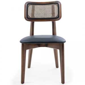 Chaise de salle à manger en teck massif de haute qualité, avec coussin et couleur foncée, pour usage intérieur, fabriquée au Népal - Product Image 2