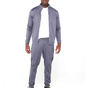 Conjunto Deportivo Casual de Invierno para Hombre, Talla Grande, Transpirable, Ligero, Elástico en Cuatro Direcciones, Resistente al Viento, Poliéster/Algodón - Product Image 1