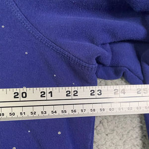 Sweat à capuche streetwear personnalisé coupe ample et courte, effet délavé diamant, délavé soleil, vintage, avec fermeture éclair et strass - Product Image 5