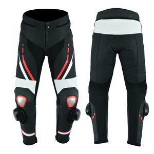 Pantalones de Motocicleta para Hombre de Buena Calidad, Pantalones de Cuero para Motociclistas, Estilo Moderno - Product Image 1