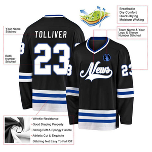 Custom Team Sport Wear Cheap Wholesale Dye Sublimation Slim Fit <b>Ice</b> <b>Hockey</b> <b>Jersey</b> - Product Image 4