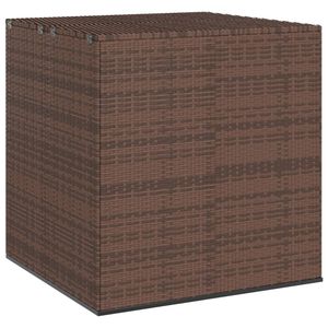 Scatola cuscino Patio marrone PE Rattan per la conservazione - Product Image 1