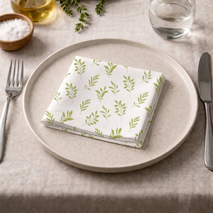 Ensemble de serviettes en tissu de coton, serviettes de table douces pour la cuisine, la salle à manger et les réunions de famille - Product Image 1