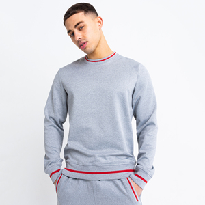 Conjunto Deportivo de Invierno para Hombre, Sudadera con Cierre de Cremallera, Pantalones Jogger de Corte Regular, Logotipo Personalizado, OEM, Venta al Por Mayor de Fábrica - Product Image 4