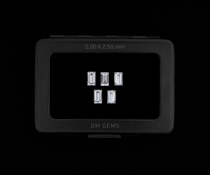 เพชรทรงบาแกตต์ขนาด 5.0x2.5 มม., เพชรเพาะเลี้ยงในห้องปฏิบัติการ, เพชรขาว 1.0 กะรัต, เพชรสร้างในห้องปฏิบัติการสำหรับขายส่งเครื่องประดับ (5 ชิ้น) - Product Image 1