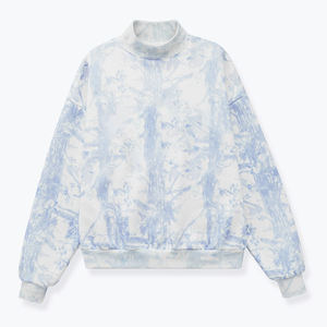Sweat-shirts d'hiver imprimés pour femmes, coupe oversize, col montant, en toile douce, écologiques, anti-boulochage, respirants, séchage rapide, vente en gros - Product Image 1