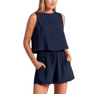 Conjunto de Verano para Mujer, Ropa Elegante, Femenina, Refinada, con Acabado Sedoso, Inspirada en Diseñadores, de Lujo - Product Image 2