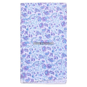 ผ้าคอตตอนพิมพ์ลายบล็อกน้ำหนักเบา5หลาผ้าคอตตอนเกรด100% สำหรับวิ่ง - Product Image 1