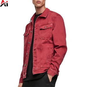 Chaqueta vaquera de alta calidad para hombre, estilo casual, de exportación, teñida en color liso, hecha en Pakistán. - Product Image 1