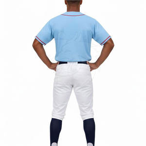 Uniforme de baseball de bonne qualité, ensemble d'uniformes de baseball de qualité supérieure pour équipe, vente en gros à bas prix, polyester de qualité supérieure, personnalisable - Product Image 2