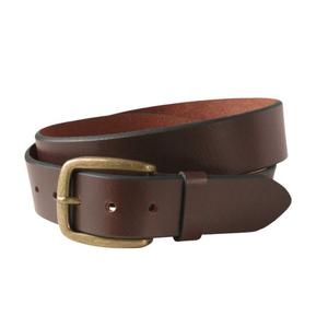 Cinturones formales para hombre, color marrón, cinturón de cuero genuino de alta calidad con hebilla de latón, diseños clásicos, hecho en India. - Product Image 1