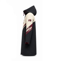 Manteau d'hiver à capuche de qualité supérieure, grande taille, réversible, écologique, parka longue, vêtements d'extérieur décontractés, vêtements chauds, vente en gros