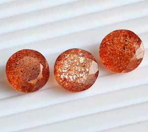 Piedras Preciosas de Piedra Solar Natural de 12 mm, Facetadas, Redondas y Calibradas, Compre Ahora, Piedras Sueltas al por Mayor para la Fabricación de Joyas, Piedras Solares Más Vendidas - Product Image 2