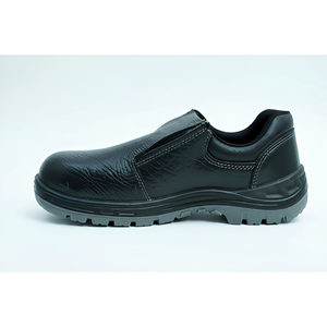 Chaussures de sécurité robustes en cuir avec embout en acier, bottes de travail antidérapantes, légères, chaussures de protection industrielles pour hommes et femmes - Product Image 3