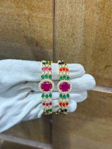 Handmade Pearl Gold finish Bracelet Handcrafted <b>Indian</b> <b>Costume</b> <b>Jewelry</b> Wholesale Manufacturer Supplier for Women - Product Image 1