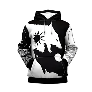 Sudadera con Capucha Personalizada para Hombre, Sublimada, 100% Poliéster, Forro Polar de Algodón, Transpirable, Diseño Otoño-Invierno, Alta Calidad - Product Image 3