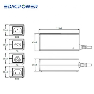 5 ~ 9V 25W 5A MAX. Adaptateurs médicaux de bureau d'alimentation AC/DC de la série EM1068XA pour usage médical - Product Image 2