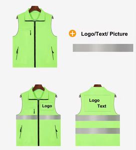 Chaleco de Seguridad Reflectante de Alta Visibilidad para Invierno, Ropa para Voluntarios, Uniforme de Supermercado, Logotipo Personalizado - Product Image 6