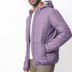 Chaqueta Acolchada Unisex de Manga Larga, Gruesa y Cómoda, con Dos Bolsillos, Logotipo Personalizado, 100% Nailon, Cuello Alto, Precio Económico - Product Image 4