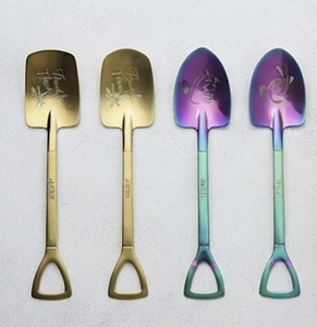 Ensemble de service à salade en acier inoxydable PVD coloré Vaisselle de luxe pour cuisine, maison, hôtel, restaurant et usage domestique élégant - Product Image 3