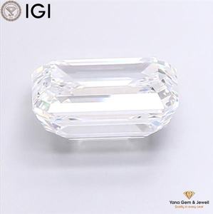 Diamante Cultivado en Laboratorio CVD de Color D y Claridad VVS1, 5.00 Quilates, con Certificado IGI, Corte Esmeralda para Pulsera Solitario - Product Image 6