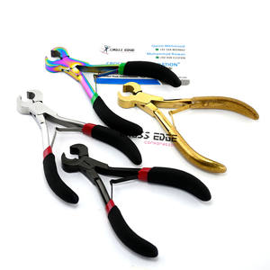 Outils d'extension de cheveux sur mesure pince coupe kératine acier inoxydable couleurs personnalisées pour les coiffeurs pince d'extension de cheveux - Product Image 3