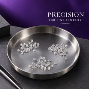 Diamantes Sueltos Radiantes Cultivados en Laboratorio |   Corte Brillante, Color GH, Claridad SI, 0.040-0.075 CT, 2.1-2.6 MM, para Joyería - Product Image 2