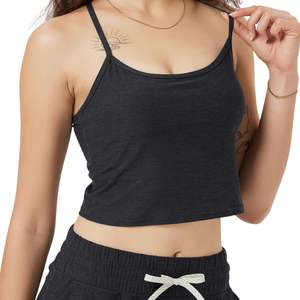 Ensemble de sport pour femmes en gros : débardeur court et short de yoga et fitness, vêtements de sport personnalisables avec logo, fabricant OEM - Product Image 6