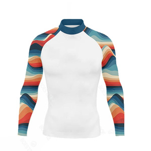 Rashguard unisexe à manches longues, impression numérique personnalisée de haute qualité, respirant, écologique, séchage rapide, anti-UV, 220 grammes - Product Image 2