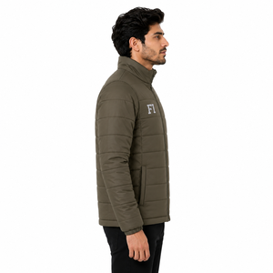 Veste matelassée coupe-vent en polyester pour homme, légère et chaude, idéale pour l'hiver – Vente en gros OEM - Product Image 4