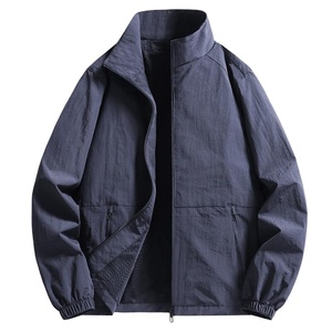 Wholesale Unisex Bomber Jacket Hooded <b>Thick</b> Vintage Waterproof Zipper Casual Sportswear Breathable Windproof <b>Coat</b> <b>Winter</b> Front - Product Image 4