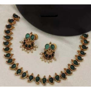 Ensemble collier en pierre de Pota et perles Heritage 10575499GR Bijoux de mode pour femmes - Product Image 1