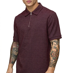 Meilleur Prix – Polo de Golf d'Été pour Homme en Polyester Respirant, Motif Tricoté 3D, Col Confortable - Product Image 3