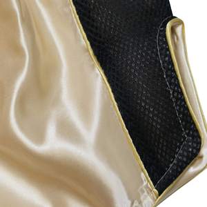 Pantalones Cortos de Muay Thai para Hombre, Estampado a Cuadros Satinado, Cintura Elástica, para Entrenamiento de Gimnasio, Kickboxing, Ligeros, Coloridos, Top para Hombre, Muay Thai, Artes Marciales - Product Image 5