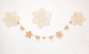 Daisy Flower <b>Wall</b> <b>Decor</b> Set of 3 Handmade Rattan <b>Wicker</b> Boho Nursery <b>Wall</b> Hanging Kids Room Girl Bedroom Baby Room Decoration - Product Image 4