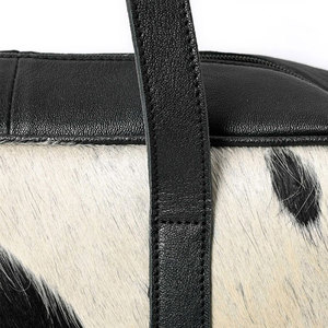 กระเป๋าเดินทางหนังแท้คุณภาพสูง หนังวัว ทรงดัฟเฟิล สำหรับวันหยุดสุดสัปดาห์ ความจุขนาดใหญ่ รุ่น LHTB-0010 - Product Image 4