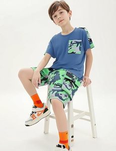 Conjunto de Camisa y Pantalones Cortos de Verano para Hombre, Traje Casual de Dos Piezas, Ligero y Transpirable, Venta al Por Mayor - Product Image 4