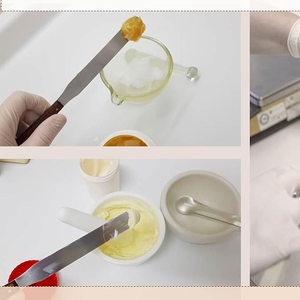 Spatule de Chef Professionnelle à Fentes Altomme Instruments en Acier Inoxydable à Long Manche Antiadhésive Lavage à la Main Uniquement - Product Image 6