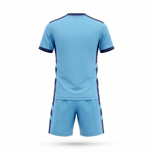 Ensemble de maillots de football personnalisés en gros, uniforme de football à manches courtes, vêtements de sport pour l'entraînement d'équipe - Product Image 4