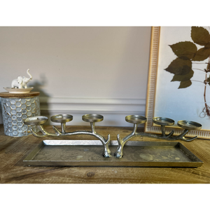 Portavelas Resistente al Calor, Ecológico, Ligero y Duradero, de Hierro Sólido, para Velas de Té y Velas de Pilar, para Interiores - Product Image 3